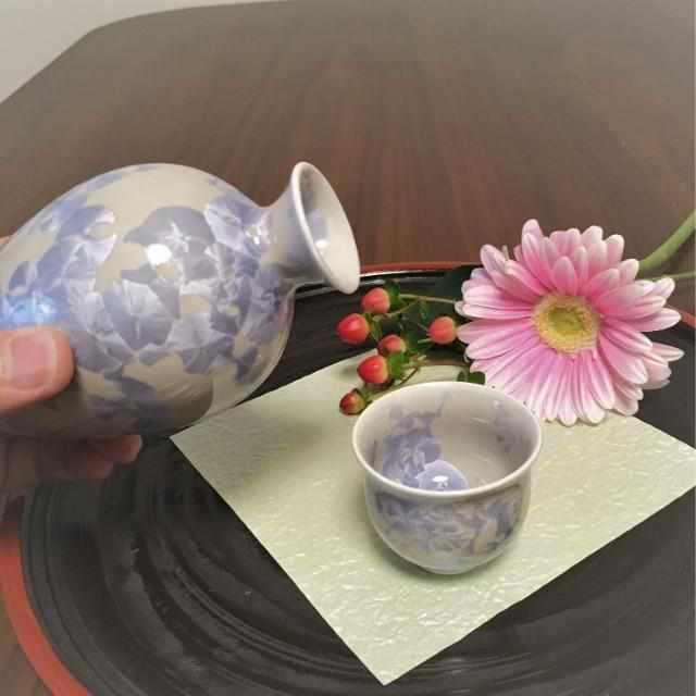 【徳利】花結晶 (銀藤) 徳利 | 京焼-清水焼 | 陶葊 - Image 4