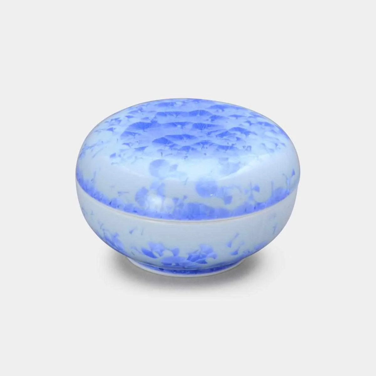 【小鉢】花結晶 (青) 蓋物 | 京焼-清水焼 | 陶葊