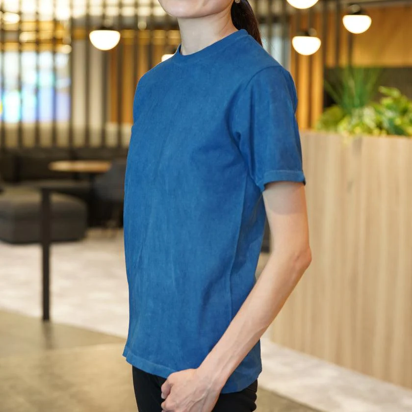 【Tシャツ】天然インディゴ(一色染め) | 藍染 | インディゴ気仙沼 - Image 11