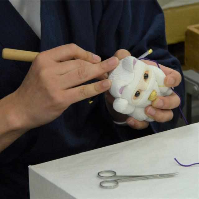【招き猫】星に願いを (横段折り) | 江戸木目込み | 柿沼人形 - Image 7