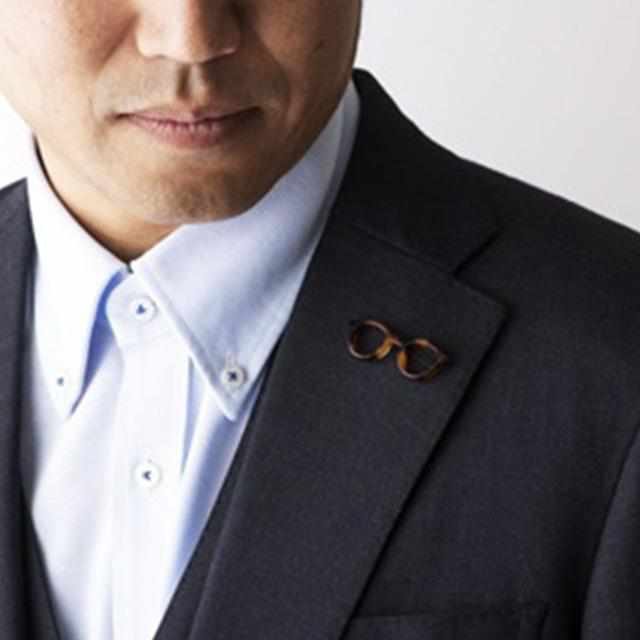 【ピンバッチ】ラペルピン・メガネホルダーになるピンバッチ megane pin (レッド) | 鯖江の眼鏡 | 匠市 - Image 6