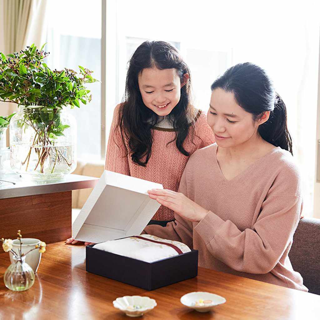 【タオル】「彩-irodori-」バスタオル1枚 & フェイスタオル3枚セット (ブルー・ホワイト) | 今治タオル - Image 9