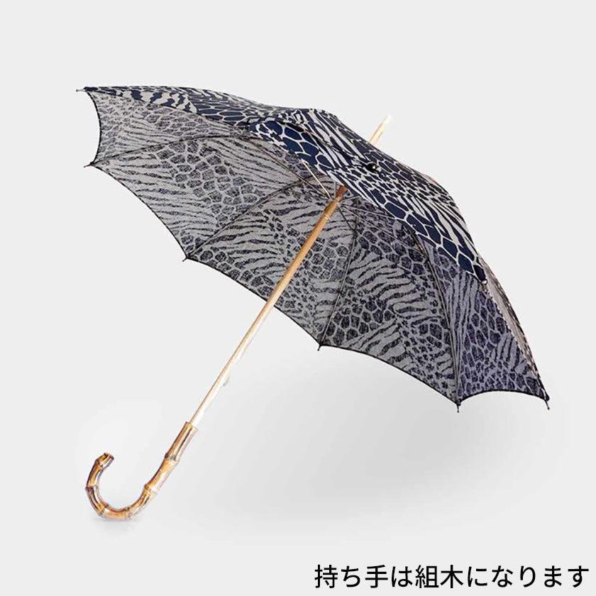 【日傘】ゼブラ ブラックグレー (組木)|手捺染 - Image 5