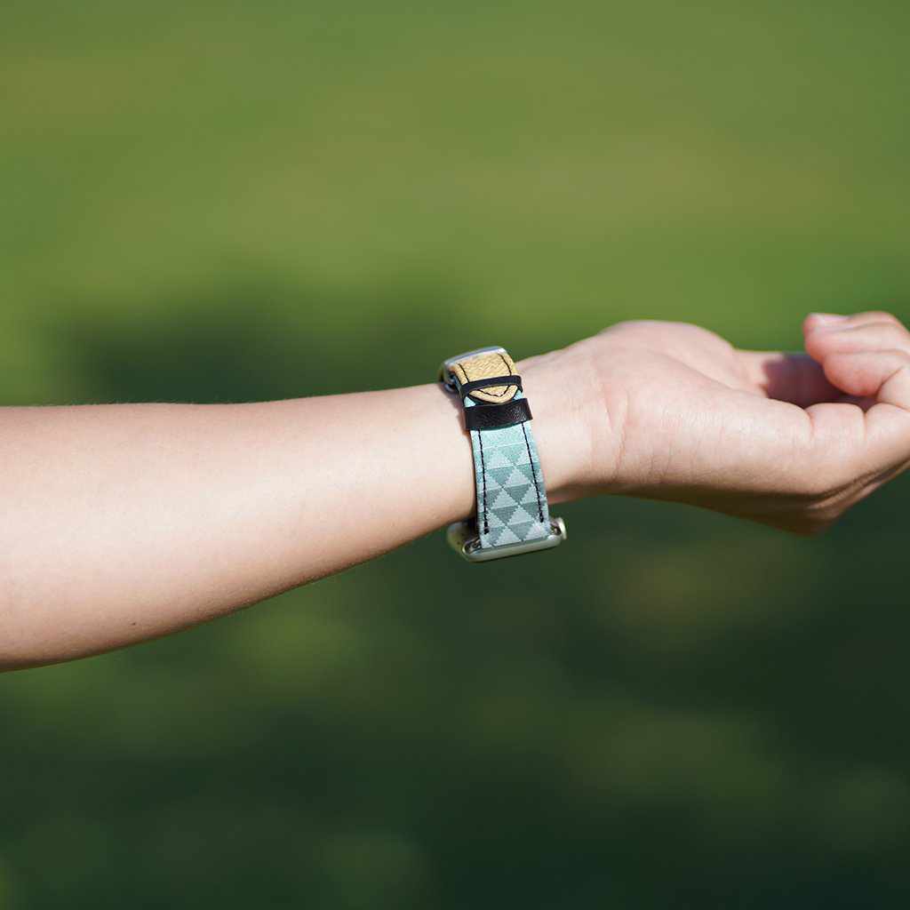 【アップルウォッチバンド】Chameleon Band for Apple Watch 41(40,38)mm (下部 6時側) G | 京友禅 - Image 3