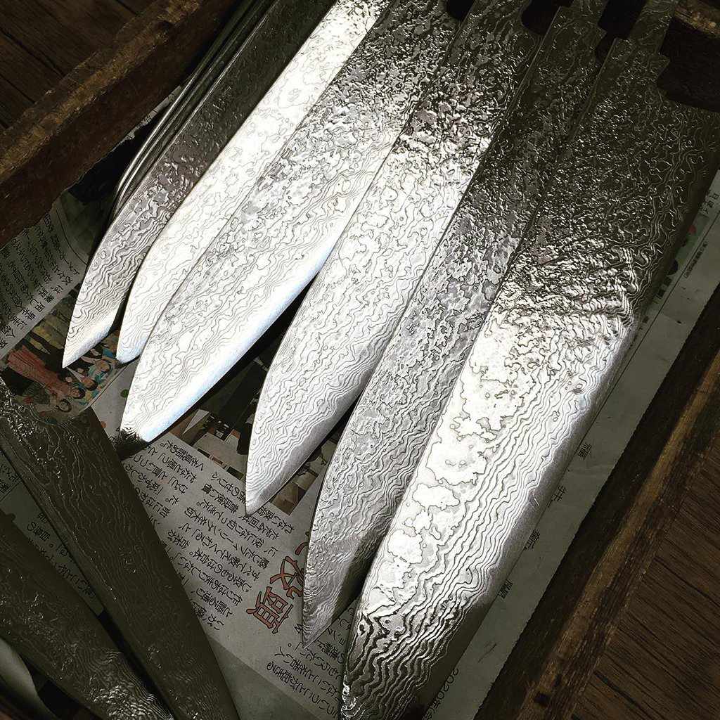 【三徳包丁】本鍛造 ダマスカス 三徳包丁 浮雲 170mm | 越前打刃物 | 鍛冶工房いわい - Image 22
