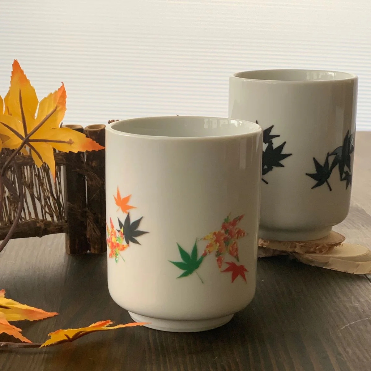 【湯呑み】温感 紅葉 | 美濃焼 | 丸モ高木陶器