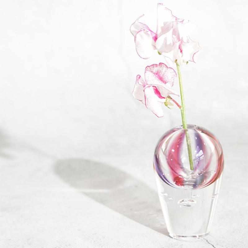 【吹きガラス】Izumo 一輪挿し Bloom レッド - Image 2