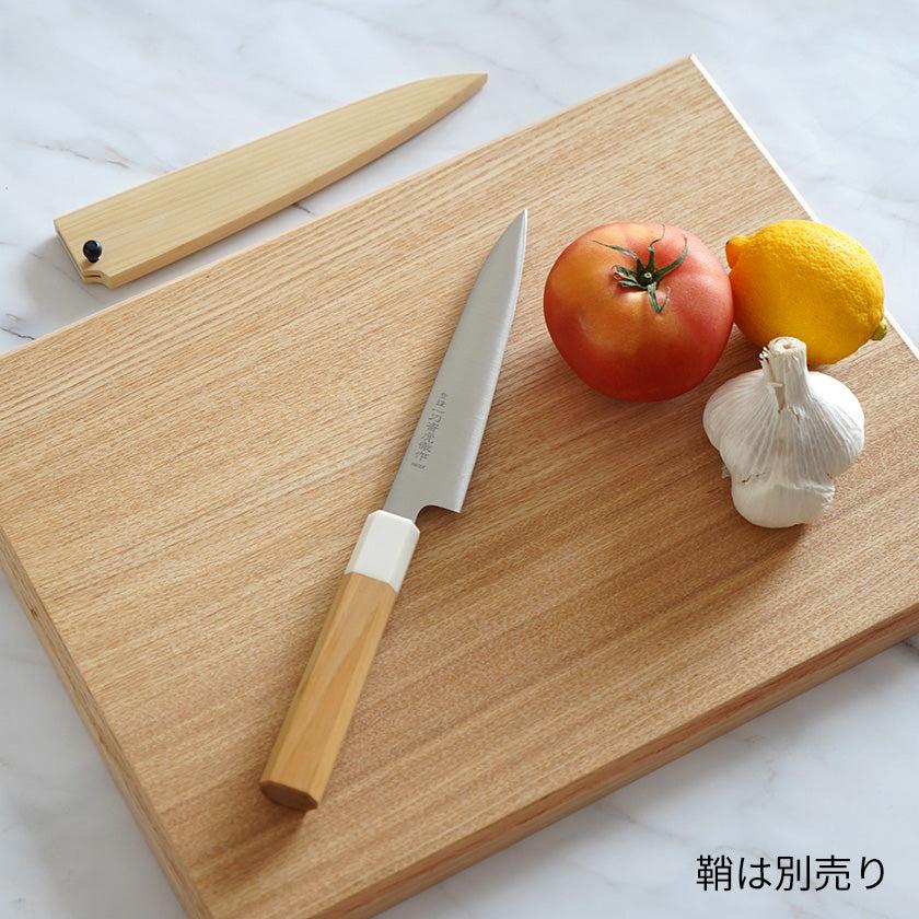 【ペティナイフ】INOX 青森ヒバ (2023年G7サミット記念品) | 堺打刃物|一刀斎虎徹