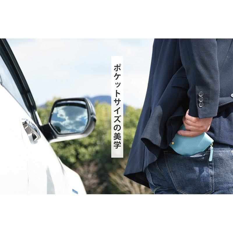 【本革キーケース】SMART MOVE! -type1 | アナログキーポケットタイプ- Twilight Blue (薄暮の慕ふ) | RAKUKEI - Image 20