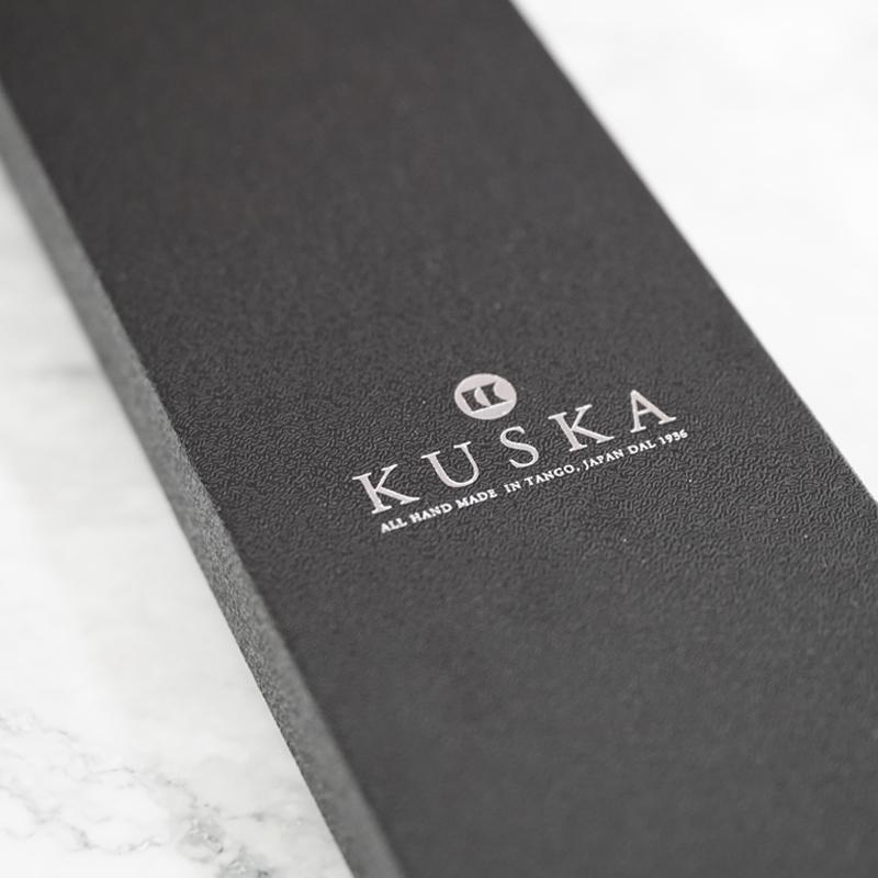 【手織り】KUSKA 2ラインレジメンタルタイ (丹後ブルー) - Image 5
