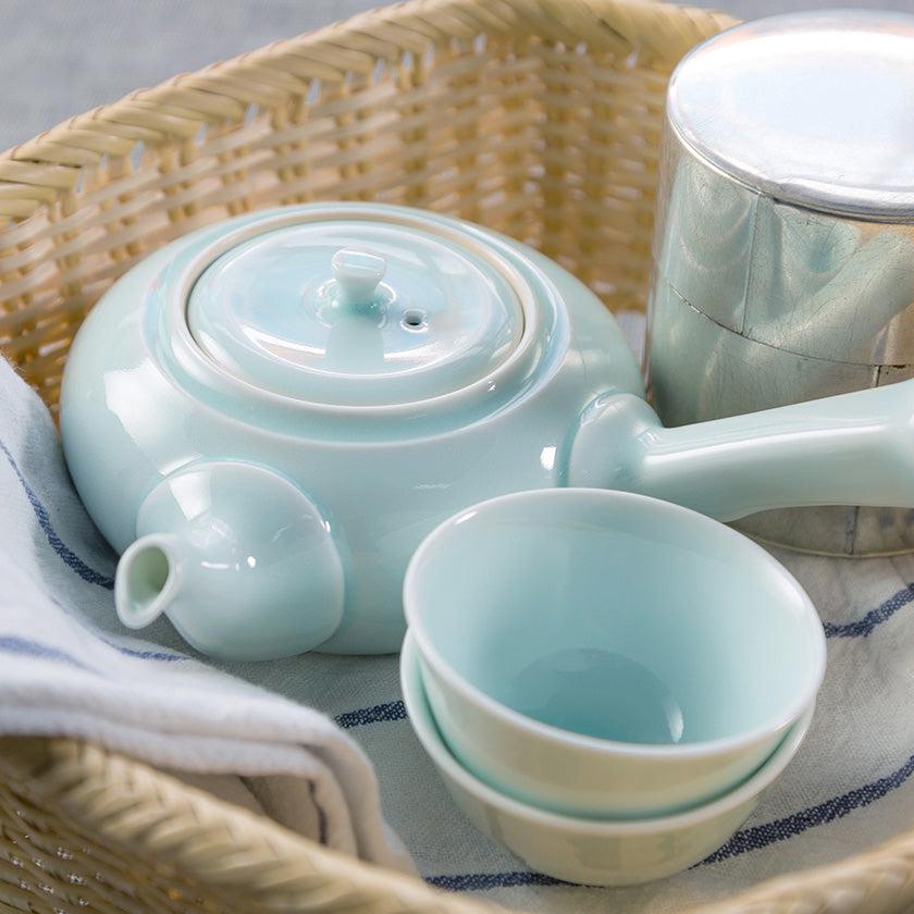 【茶器セット】青磁 一服茶器 | 波佐見焼 | 西海陶器 - Image 2