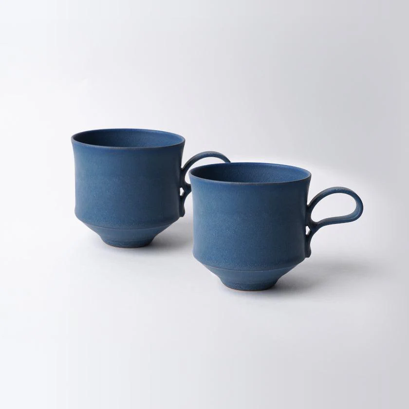 【マグカップ】Mat (角) 青 | 京焼・清水焼 | fuuu - Image 3