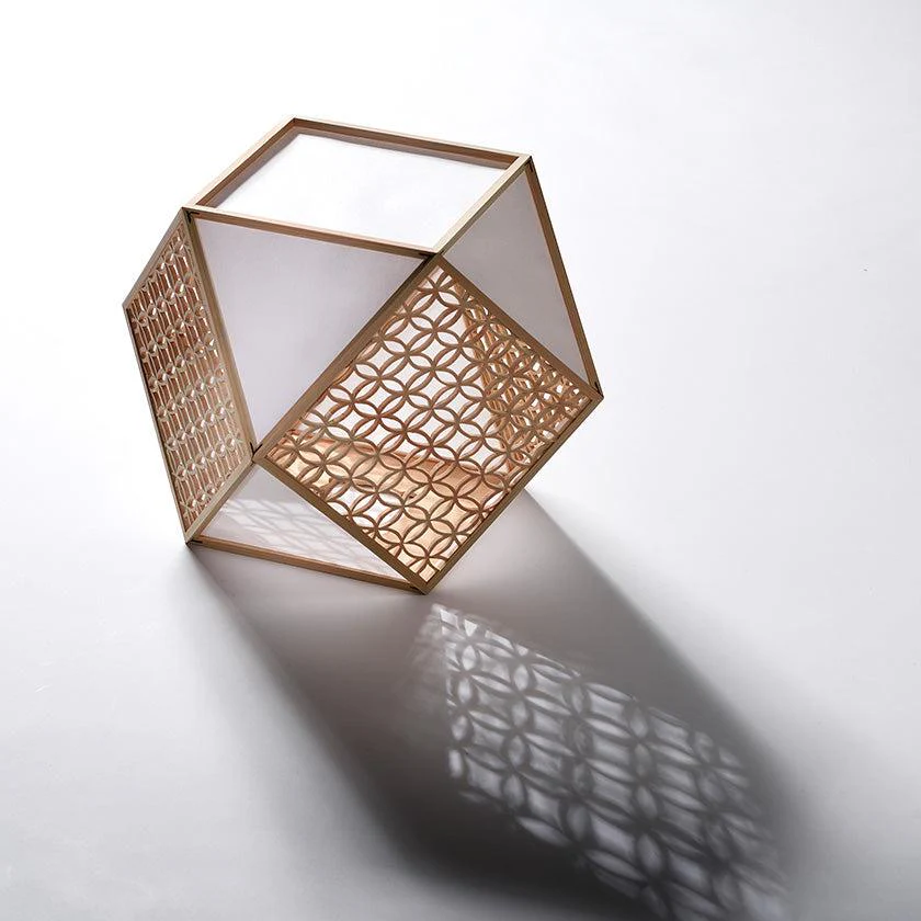 【スタンドライト・照明】KIRIKO Stand Light 七宝 (S-Lサイズ) | 京指物 | 村山木工 (大型配送料2,500円)