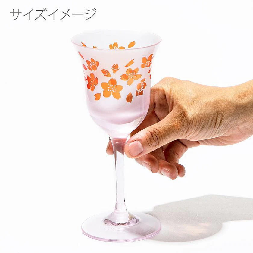 【彫刻 夢柄子】桜紋 ワイングラスペア | TABLEAU - Image 13